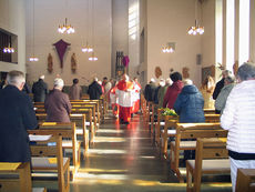 Palmsonntag in Heilig Kreuz